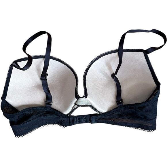 Calvin Klein Icon Perfect Padded Underwire Push Up Bra Lace Overlay. 34C. - Picture 3 of 6